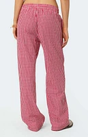 Edikted Taya Gingham Pants