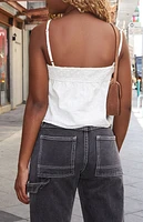 John Galt White Dani Tank Top