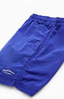 PacSun Solid Nylon 6.5" Swim Trunks