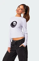 Edikted Magic 8 Long Sleeve T Shirt