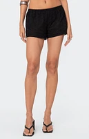 Edikted Jael Eyelet Shorts