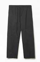 A.R.C. Active Black Nylon Baggy Cargo Pants