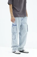 PacSun Light Indigo Baggy Cargo Jeans