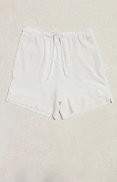 PacSun Cream Textured Shorts