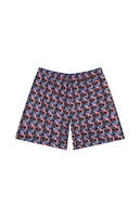 WeSC America Inc Zack Paradise Lost Scenery Aop 5" Swim Trunks