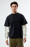 Pacsun Beyond The Door Layered Long Sleeve T-Shirt
