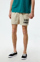 Cream Scarface Swim 4.5" Trunks