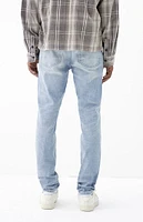 PacSun Stacked Skinny Light Indigo Jeans