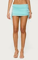 Edikted Caspia Drawstring Mini Skirt