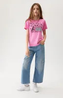 PacSun Kids Medium Blue Cargo Wide Leg Jeans