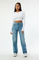 Levi's Ribcage Full Length Straight Jeans