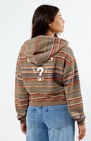 GUESS Originals Striped Full Zip Hoodie