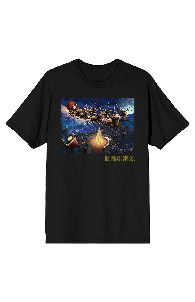 Polar Express Santa's Sleigh T-Shirt