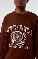 PacSun Pacific Sunwear Los Angeles Crest Crew Neck Sweatshirt