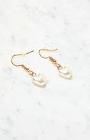 John Galt Heart Drop Earrings