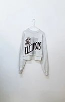 GOAT Vintage Fighting Illini Crop Sweatshirt