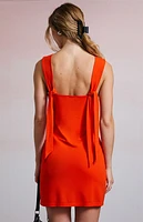 Third Charm Maya Tie Strap Mini Dress