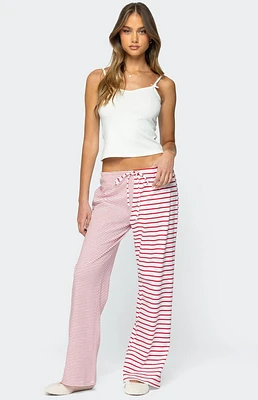 Edikted Laken Mixed Striped Pants