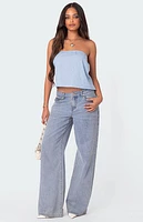 Edikted Toby Striped Tube Top