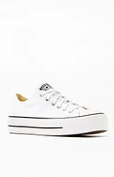 Converse Women's White Chuck Taylor Platform Low Top Sneakers