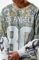 Pacsun Camo LA Division 80 Layered Long Sleeve T-Shirt