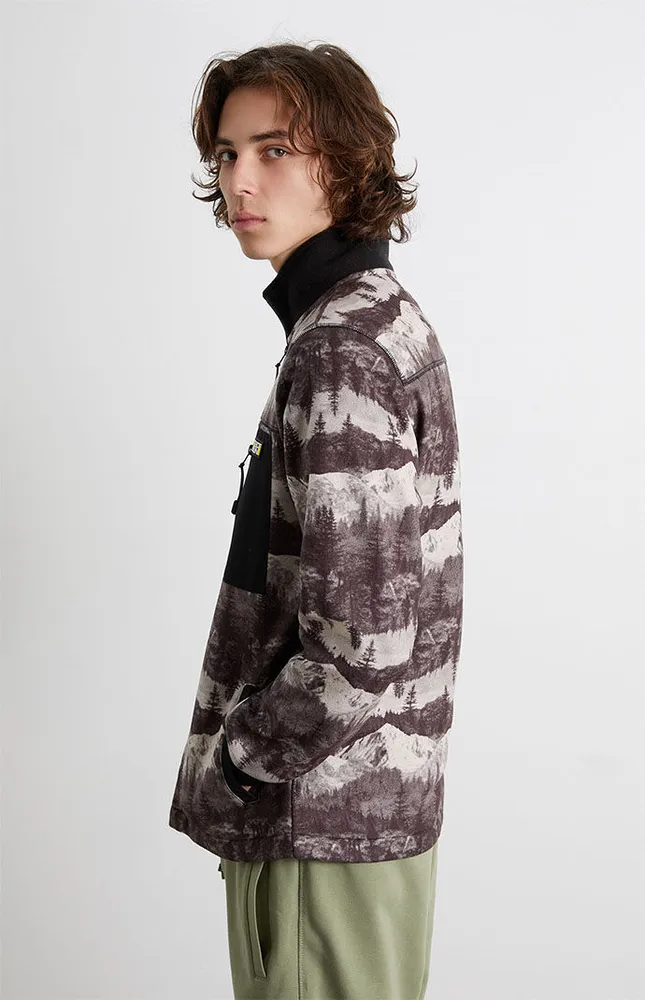 PacSun Scenic Polar Full Zip Sweater