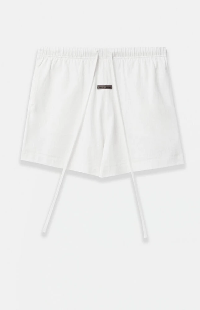 Fear of God Essentials Women's Cloud White Lounge Shorts