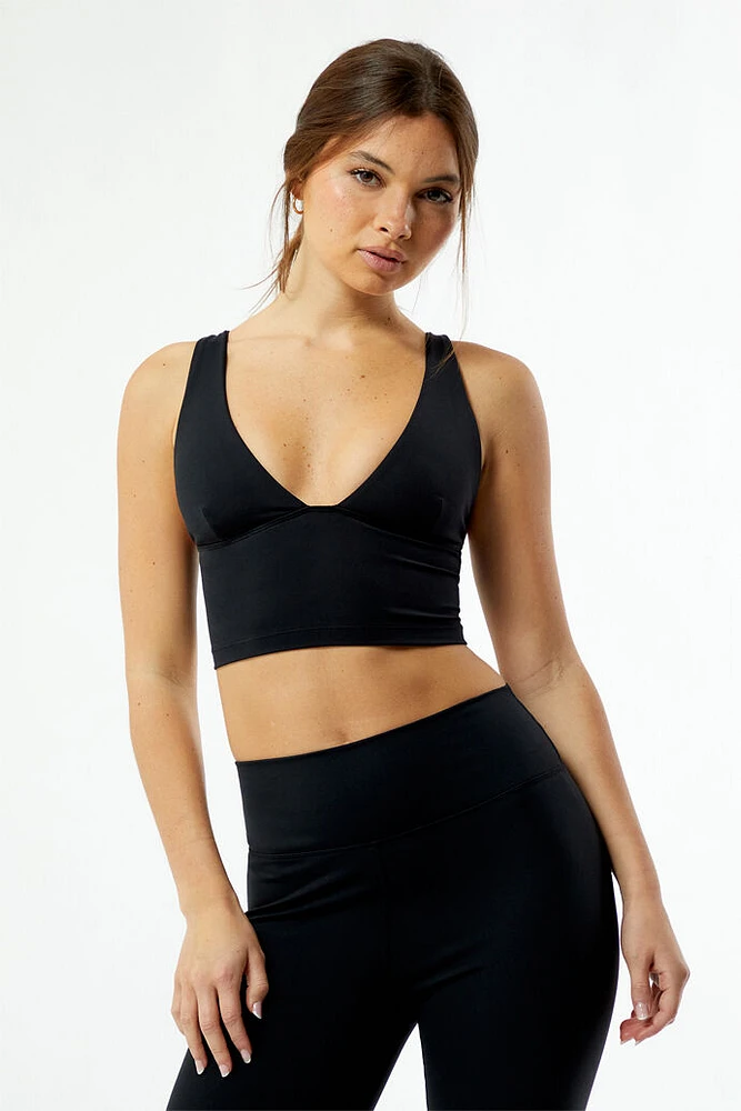 WEWOREWHAT Active Plunge Tank Top