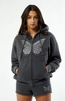 PacSun Butterfly Full Zip Hoodie