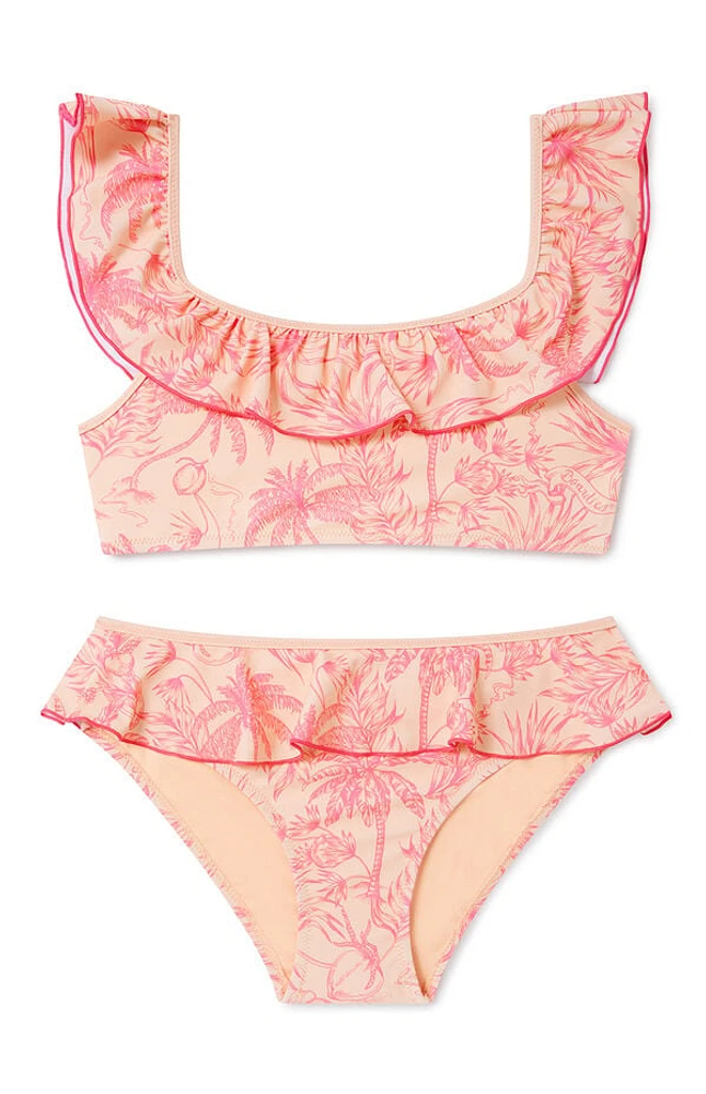Boardies Kids Peach Please Bikini Set