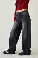 Pacsun Casey Low Rise Baggy Jeans Black Tinted