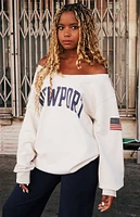 John Galt Erica Newport Oversized Sweatshirt