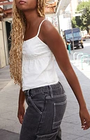 John Galt White Dani Tank Top