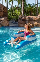 PoolCandy Pedal Runner Foot Powered Deluxe Pool Lounger