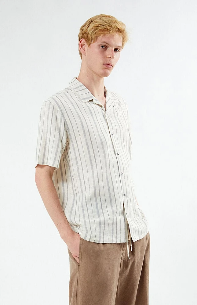 PacSun Striped Camp Shirt