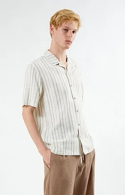 PacSun Striped Camp Shirt