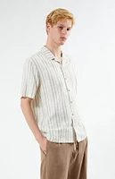 PacSun Striped Camp Shirt