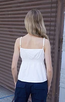 John Galt White Tiffany Tank Top