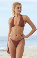 VYB Brown Stevie Adjustable Side Strap Bikini Bottom