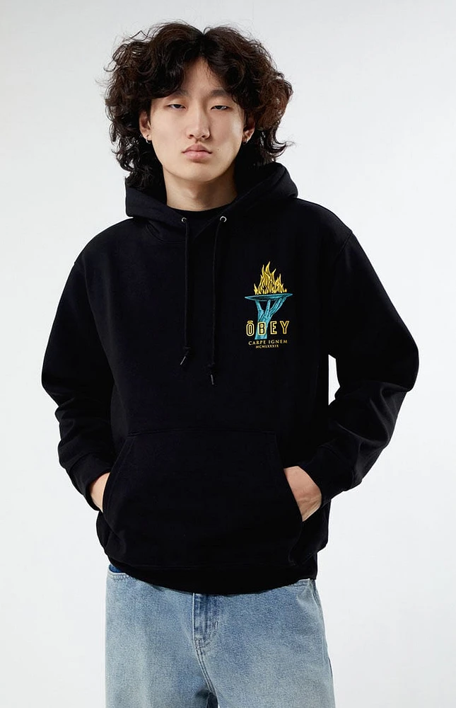 Obey Seize Fire Box Fit Hoodie