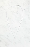 John Galt Rhinestone Heart Necklace