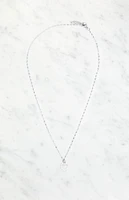 John Galt Rhinestone Heart Necklace
