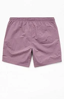 Pacsun Lavender Collegiate 6.5'' Swim Trunks