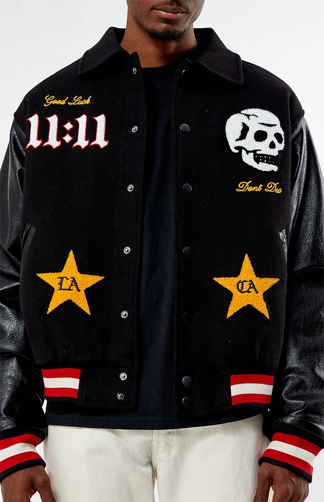 PacSun Unlucky Varsity Jacket