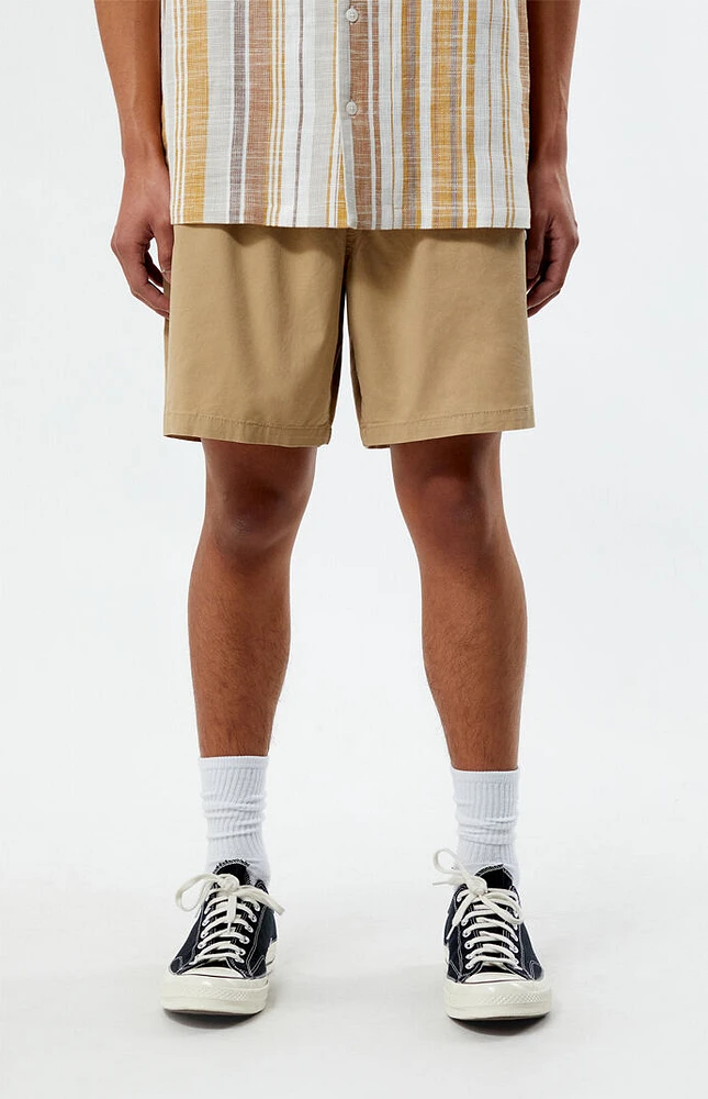 Organic Range Elastic Waist Shorts