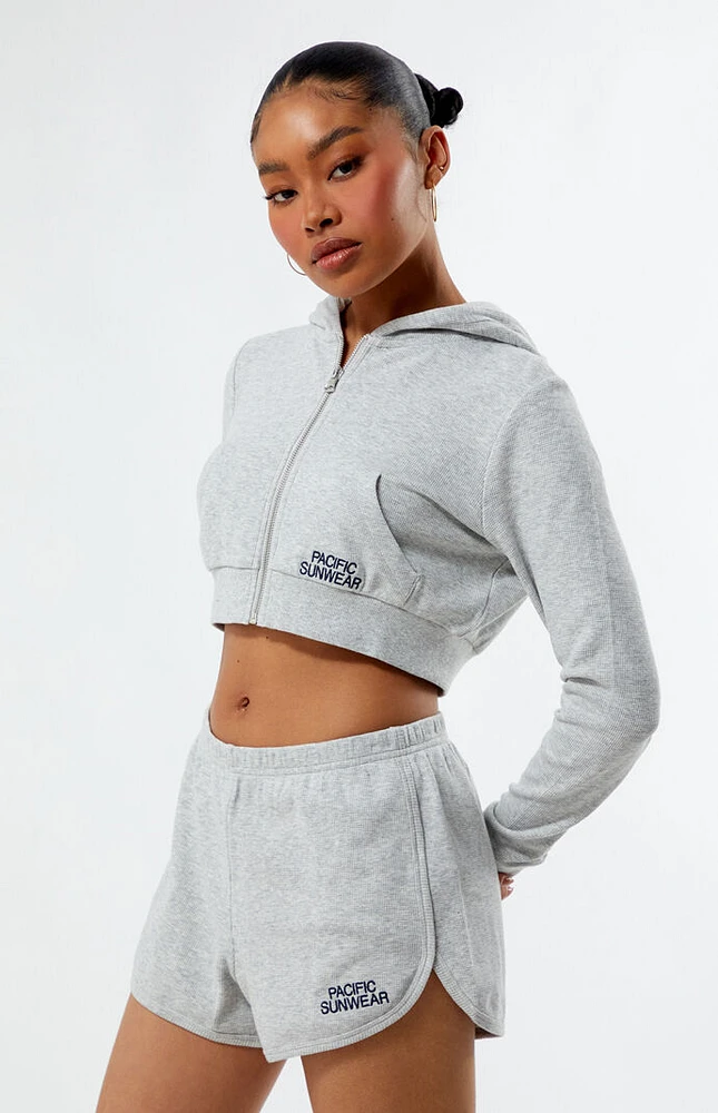 PacSun Pacific Sunwear Waffle Knit Relaxed Shorts
