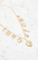 LA Hearts Emma Charm Necklace