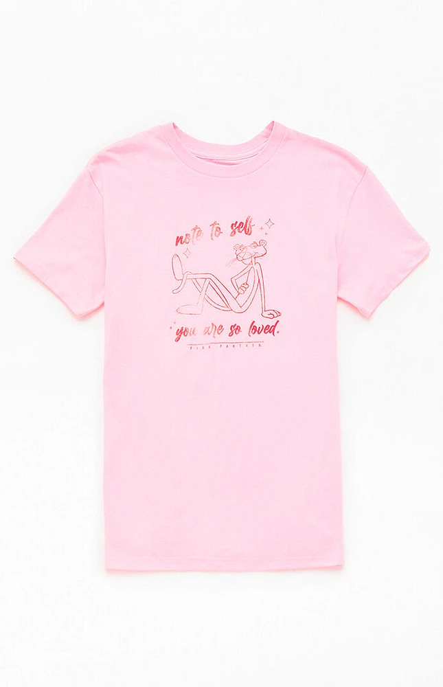 Kids Pink Panther Note To Self T-Shirt