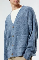 PacSun Blue Heathered Cardigan