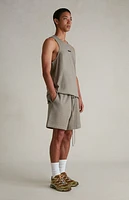Fear of God Essentials Homestead Heather Soccer Fleece Sweat Shorts
